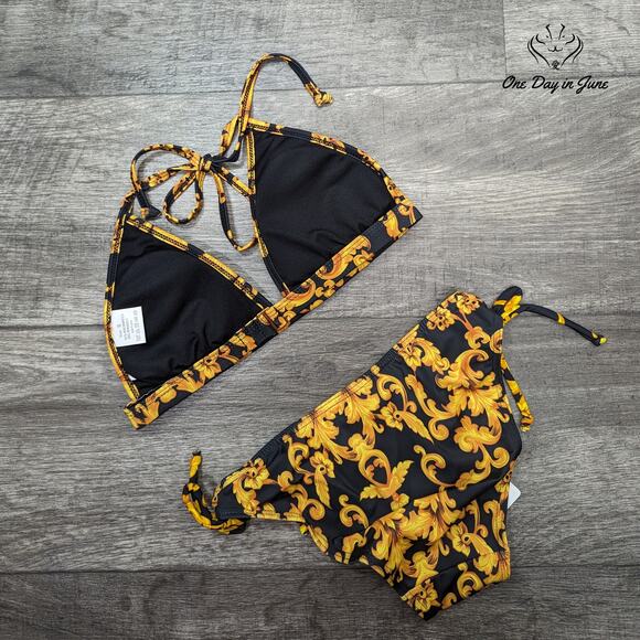 Fokulunda Halter String Bikini Swimsuit Size S - Picture 5 of 5